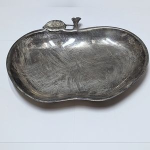 Vintage Sheridan Silver Plated Apple Dish